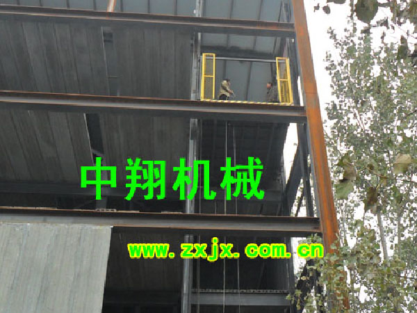 升降高度18.8米液壓升降平臺(tái)安裝完畢！